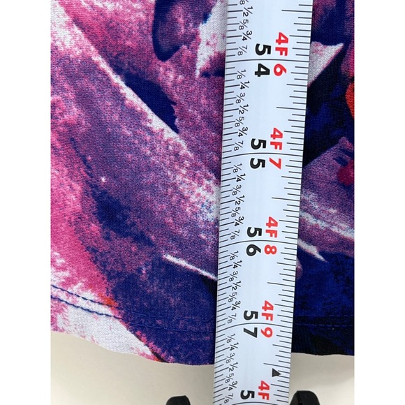 Glamour Multi Color Print Maxi Dress Size 10 Sleeveless - Picture 3 of 8